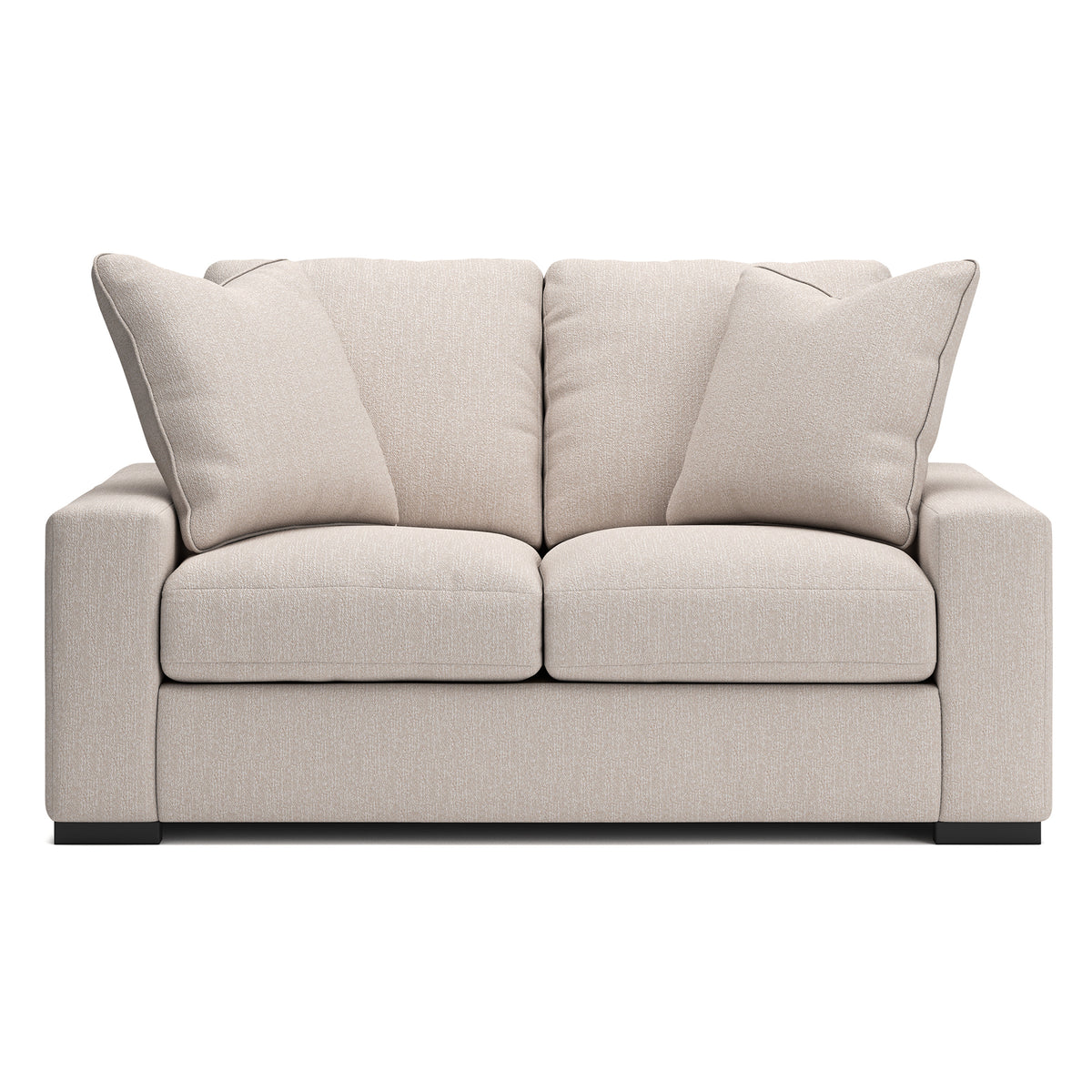 Calden Sofa Set with 2 Free Dual Table Lamp Black