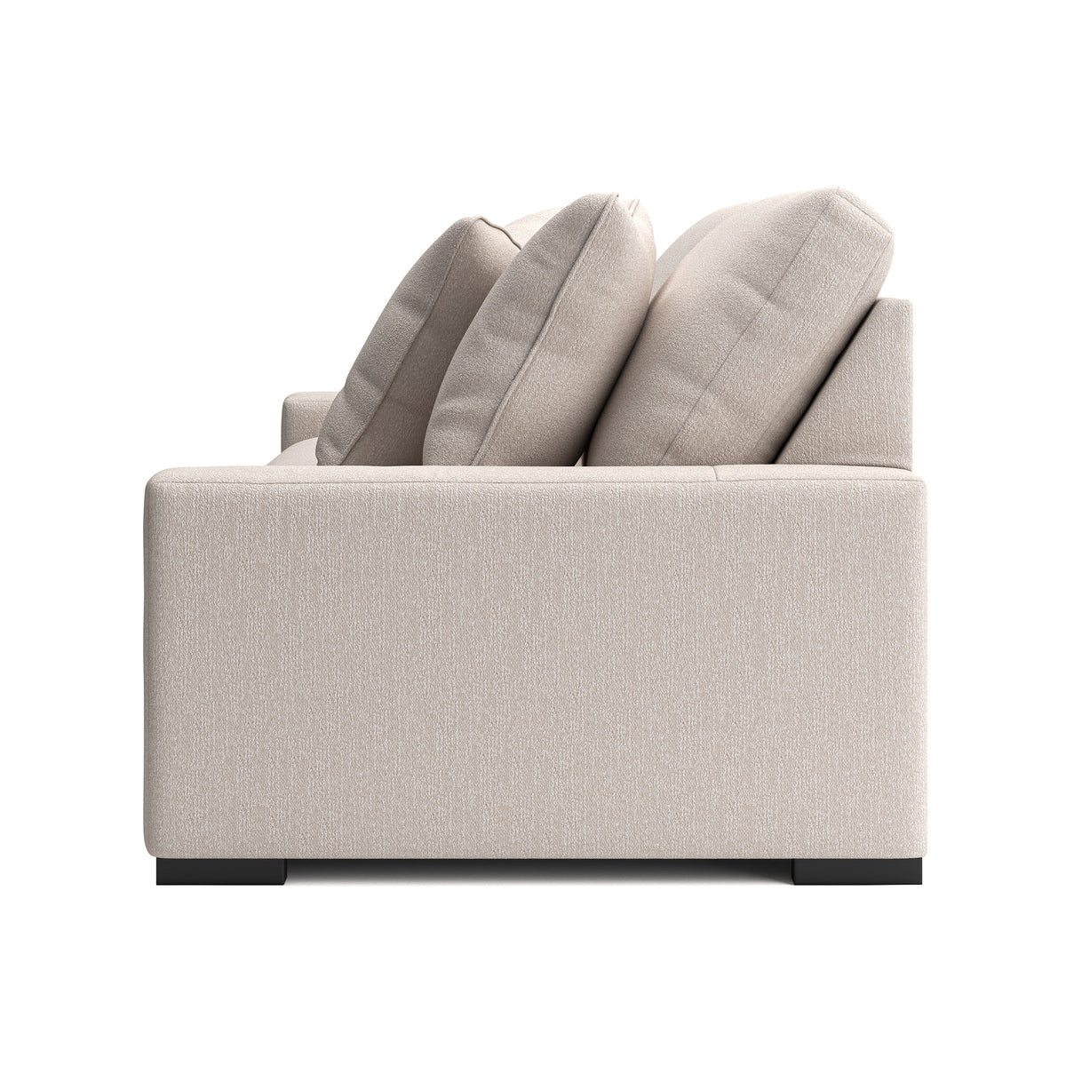 Calden Sofa Set with 2 Free Dual Table Lamp Black