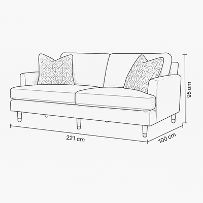 Elif Rosy Living Room Set