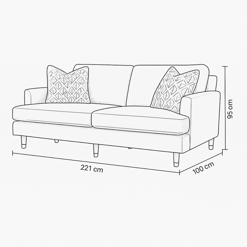 Elif Rosy Living Room Set