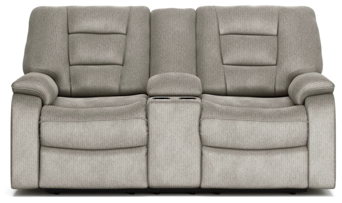 Soundwave Reclining Loveseat with Console