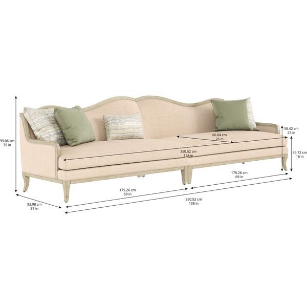 754 - Assemblage Emerald - LAF Sofa Sofas & Loveseats| A.R.T. Furniture