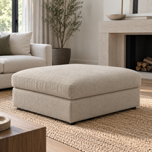 Mirae Hazel Brown Ottoman