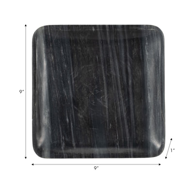 9 ZARRA GREY MARBLE TRINKET TRAY