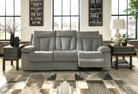 REC Sofa w/Drop Down Table