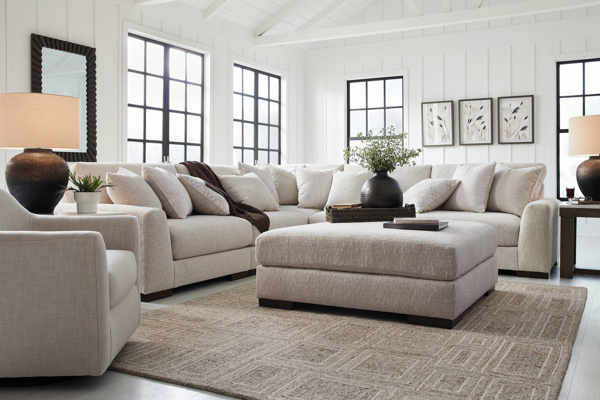 Cavella  Oversized Ottoman