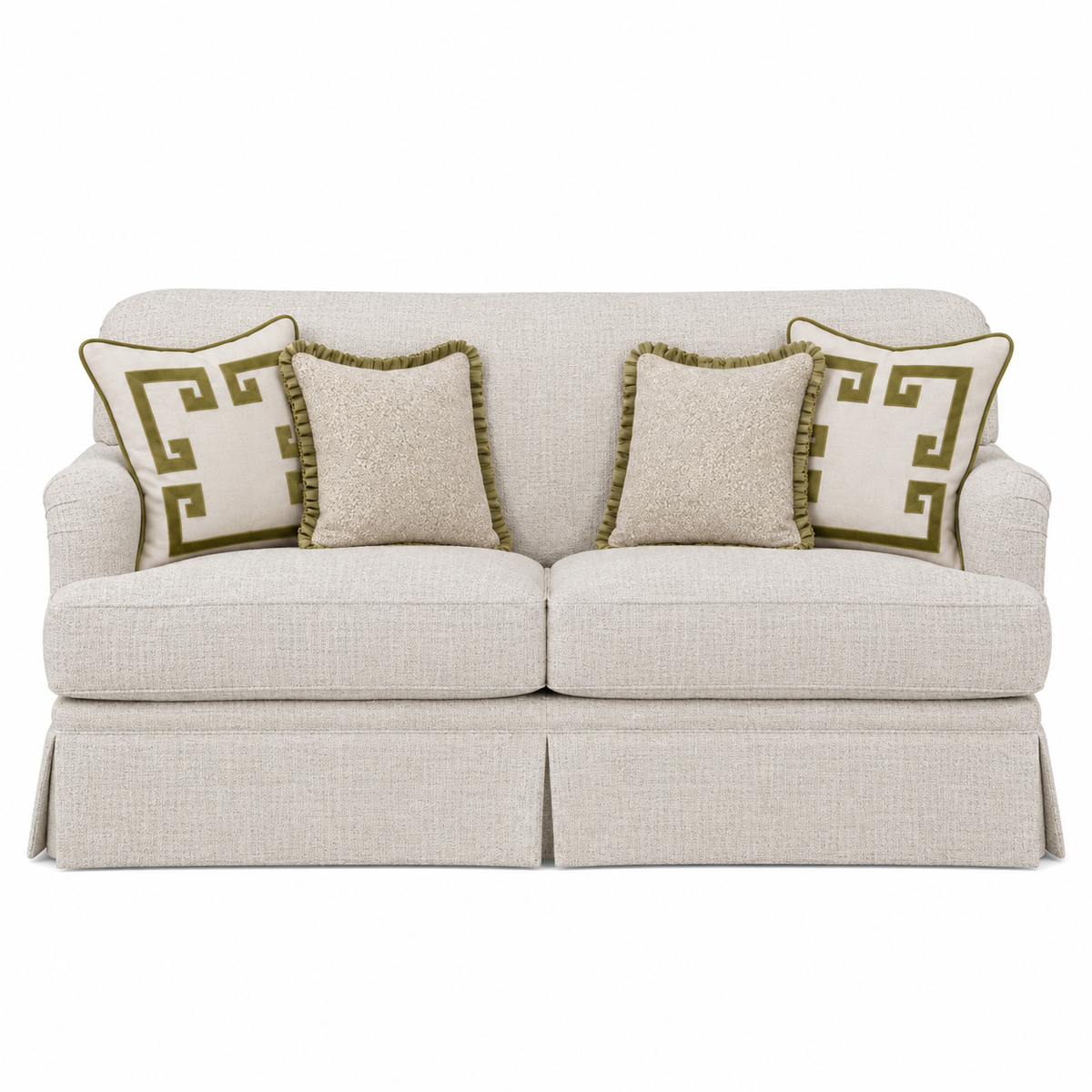 Alpine Retreat White Loveseat 159cm