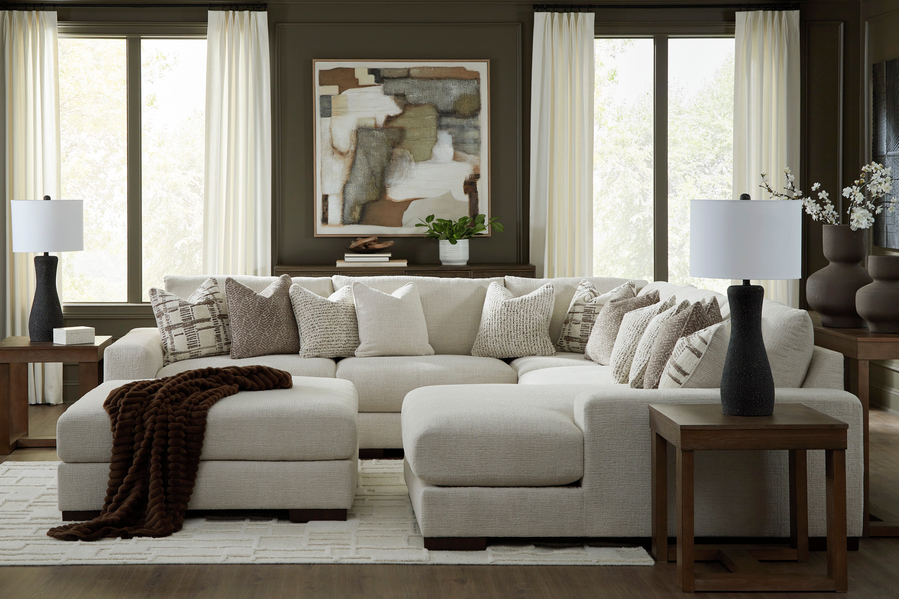Barrelton  Oversized Ottoman