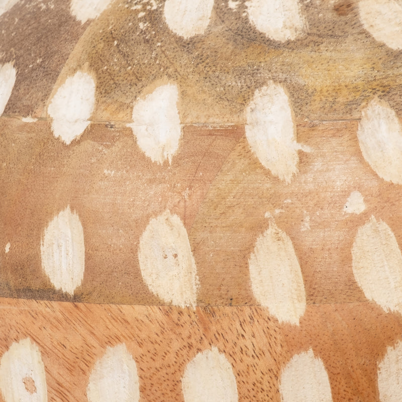 12 Wooden Pillar Holder, Natural