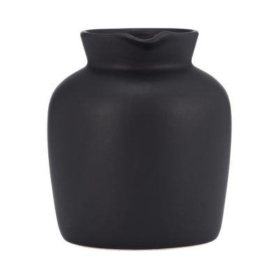 Cer, 5 Pitcher Vase, Black