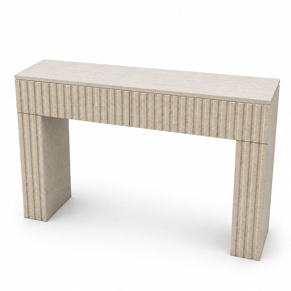 Brazilian Natural Marble Decorative Stand – 70 cm