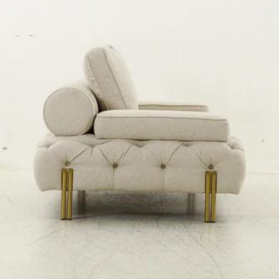 Golden Brushed Beige Sofa set