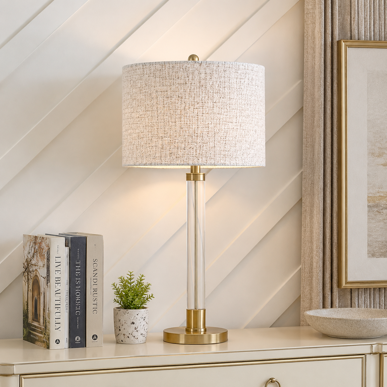 Gold Retro Table Lamp