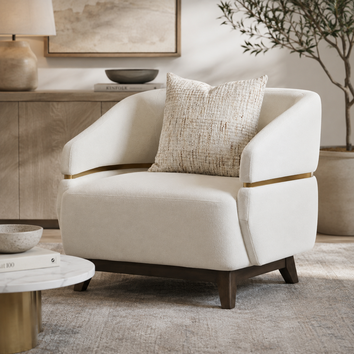 Brielle Beige Chair