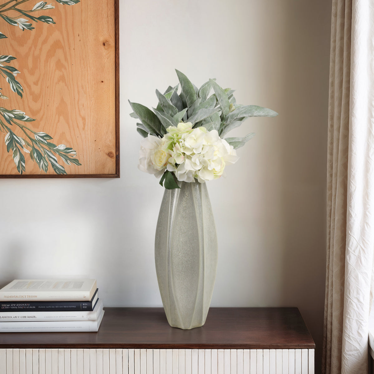 مزهرية أڤيرو السيراميك البرتغالية Aveiro Ceramic Portugal Vase