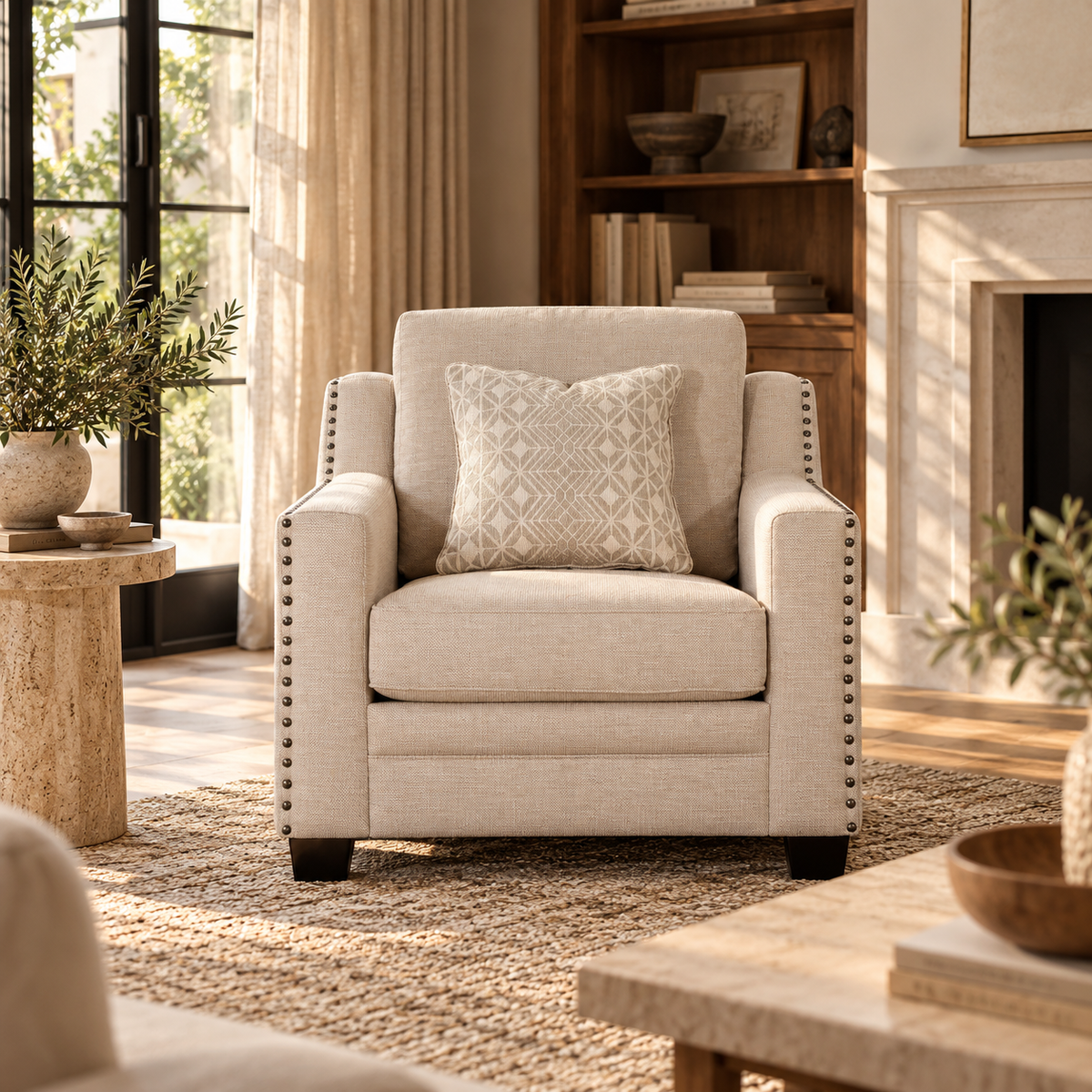 Pascal Beige Chair
