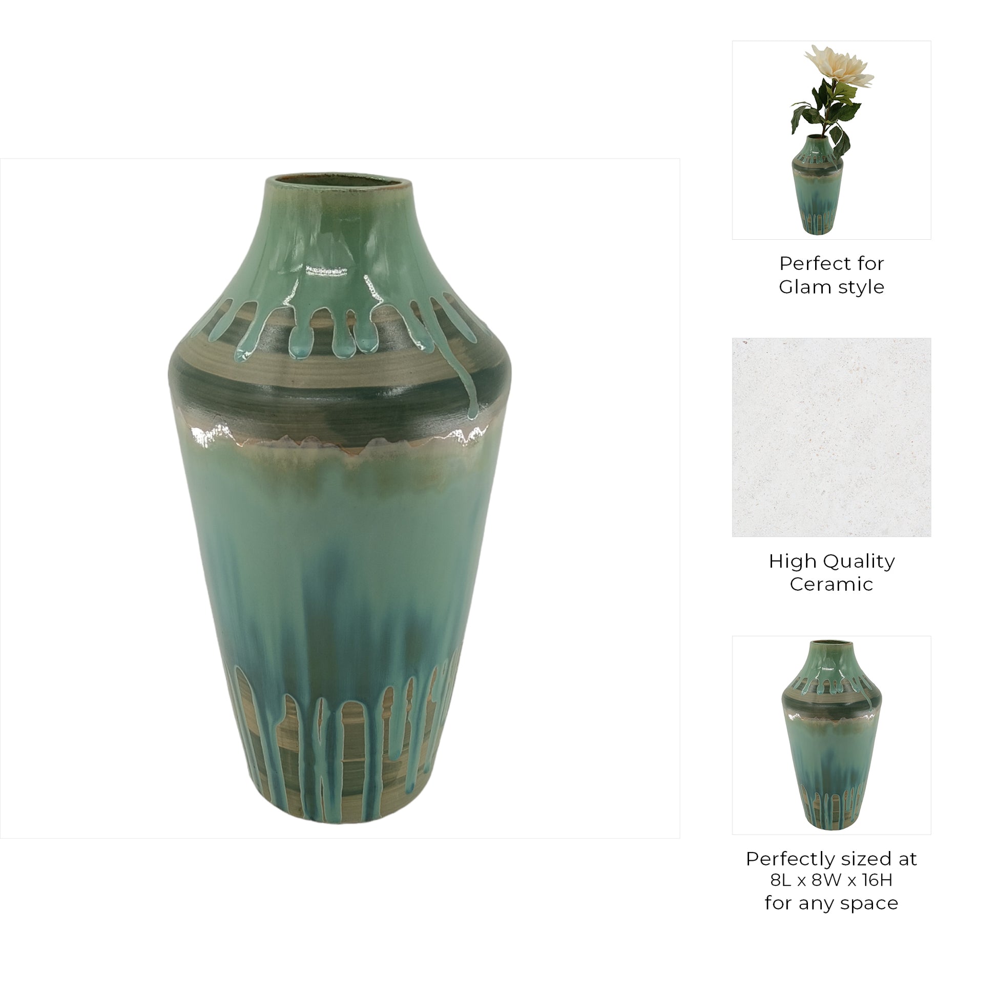 مزهرية كيزر من السيراميك Keizer Ceramic Vase