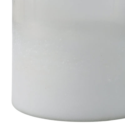 7x6" Frosted Bottom Hurricane, Clear - Al Rugaib Furniture