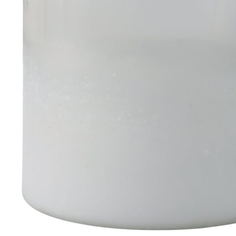 7x6" Frosted Bottom Hurricane, Clear - Al Rugaib Furniture