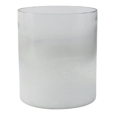 7x6" Frosted Bottom Hurricane, Clear - Al Rugaib Furniture