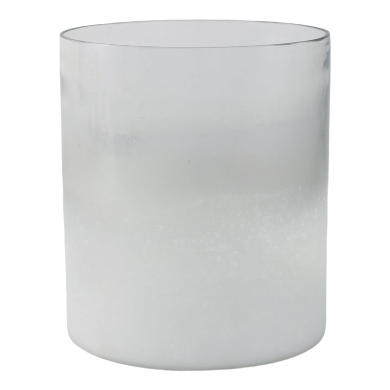 7x6" Frosted Bottom Hurricane, Clear - Al Rugaib Furniture