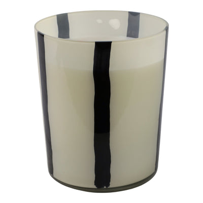 7x9" 105 Oz Red Currant & Oak Candle, White/black - Al Rugaib Furniture