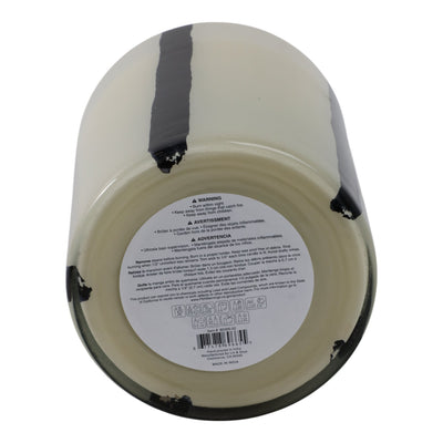 7x9" 105 Oz Red Currant & Oak Candle, White/black - Al Rugaib Furniture