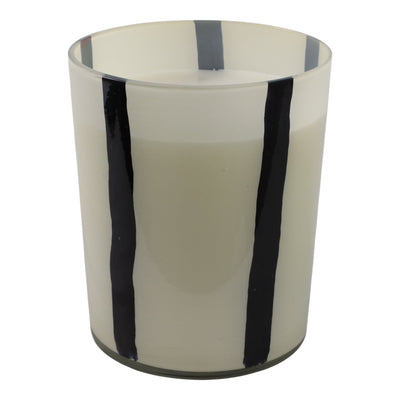 7x9" 105 Oz Red Currant & Oak Candle, White/black - Al Rugaib Furniture