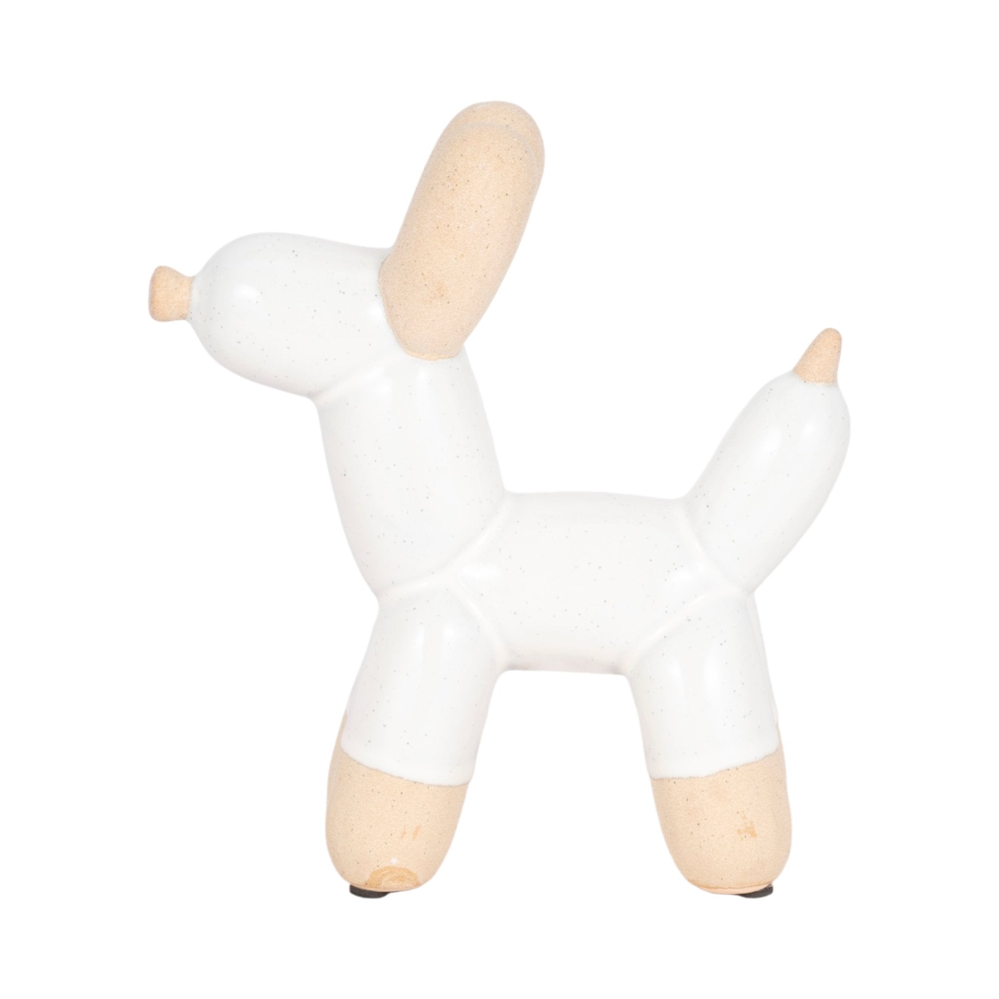 8" 2-TONE BALLOON DOG, CREAM Table Decors| Sagebrook Home