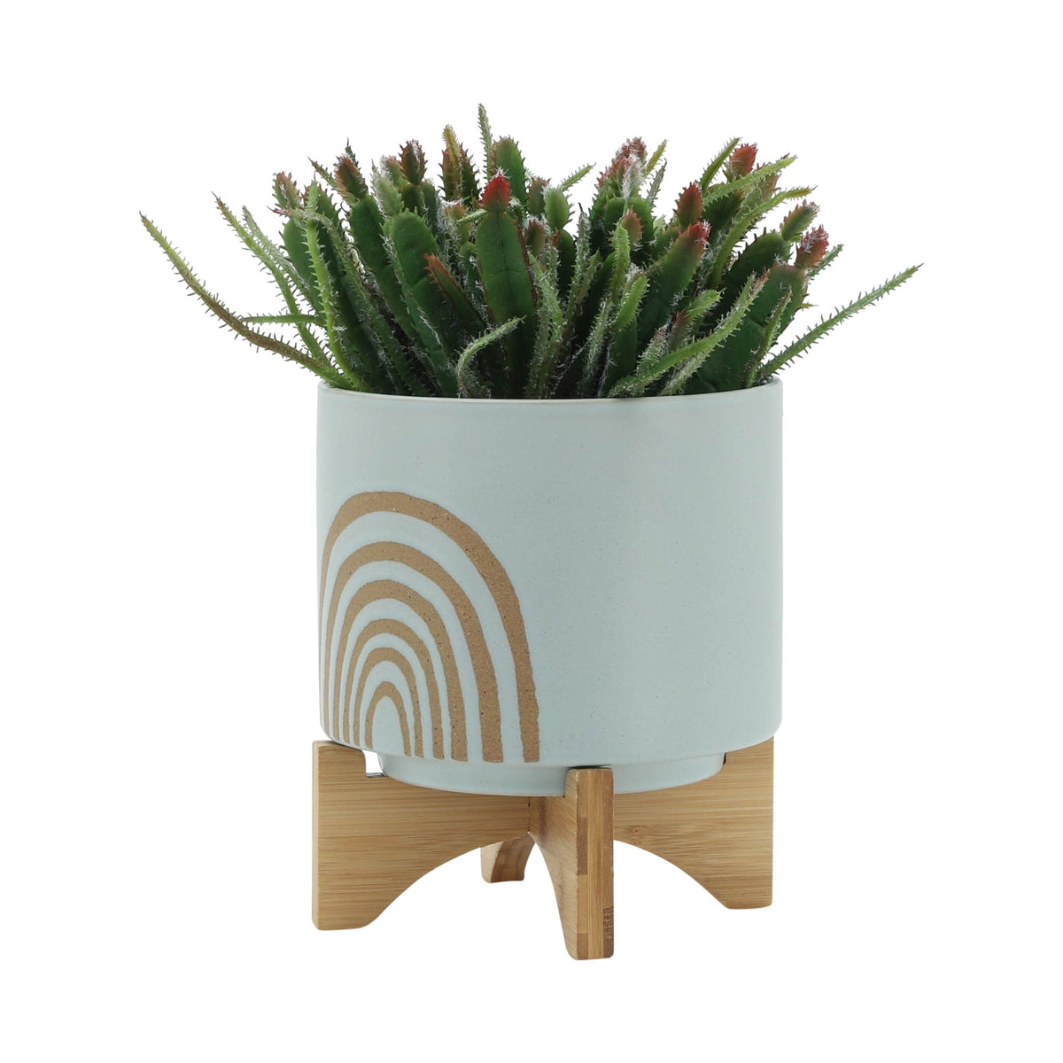 8" ARCH PLANTER W/ STAND, MINT Outdoor Planters| Sagebrook Home