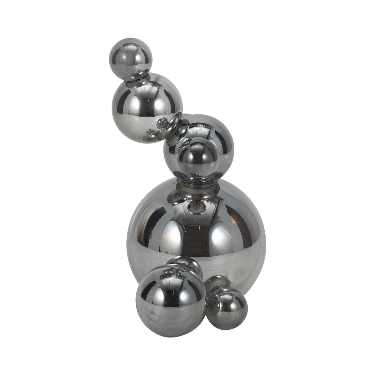 8" ATLAS SILVER CRYSTAL BUBBLE STATUARY Table Decors| Sagebrook Home