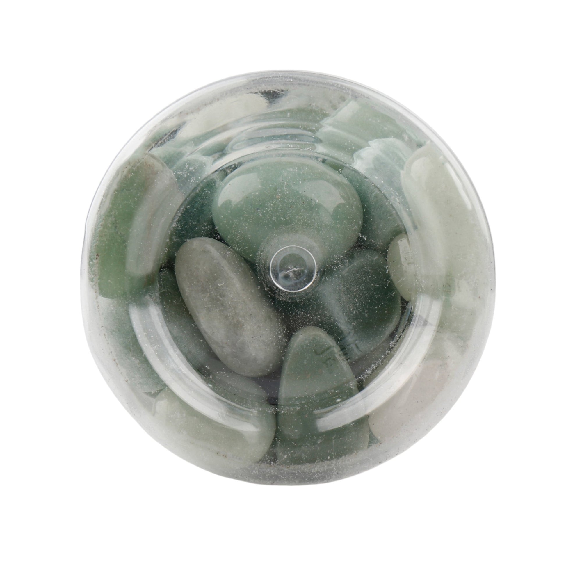 8" Aventurine Tumbled Stone Filler, Green Table Decors| Sagebrook Home