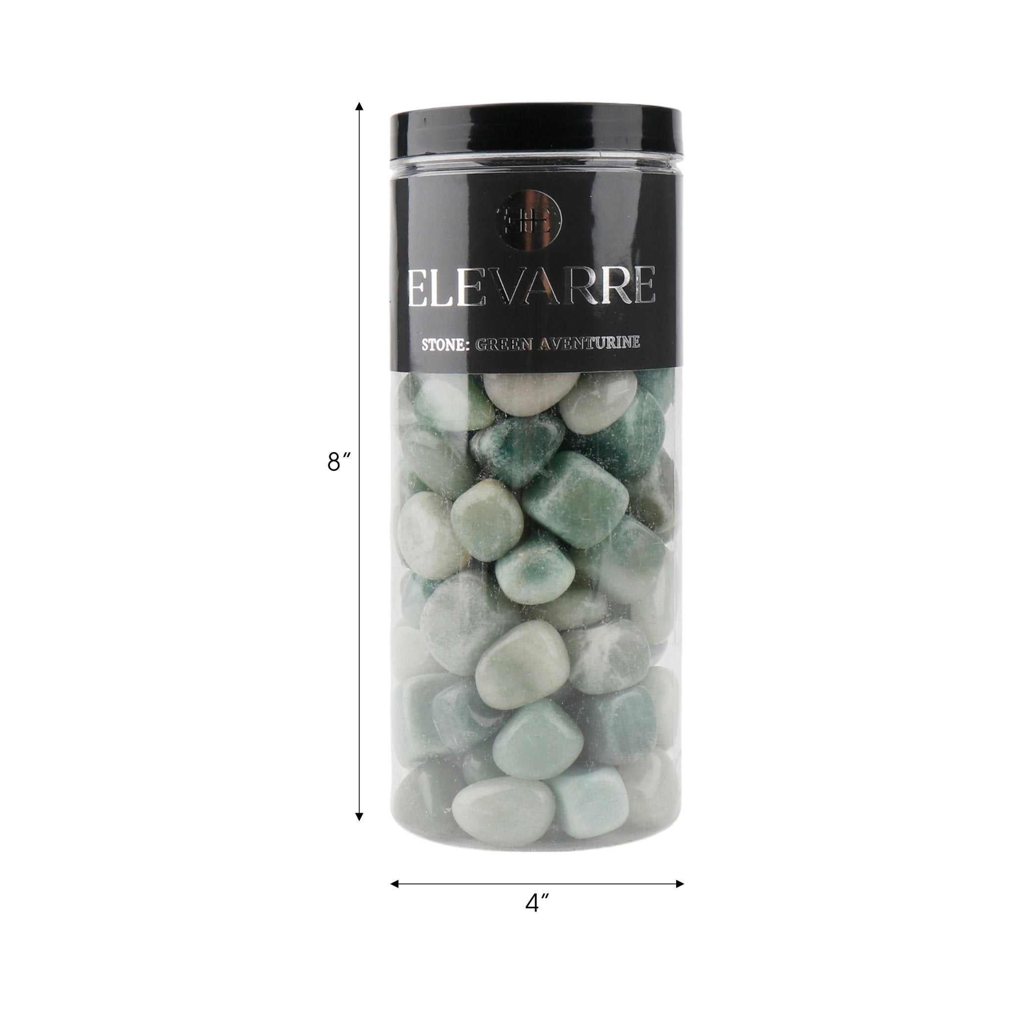 8" Aventurine Tumbled Stone Filler, Green Table Decors| Sagebrook Home
