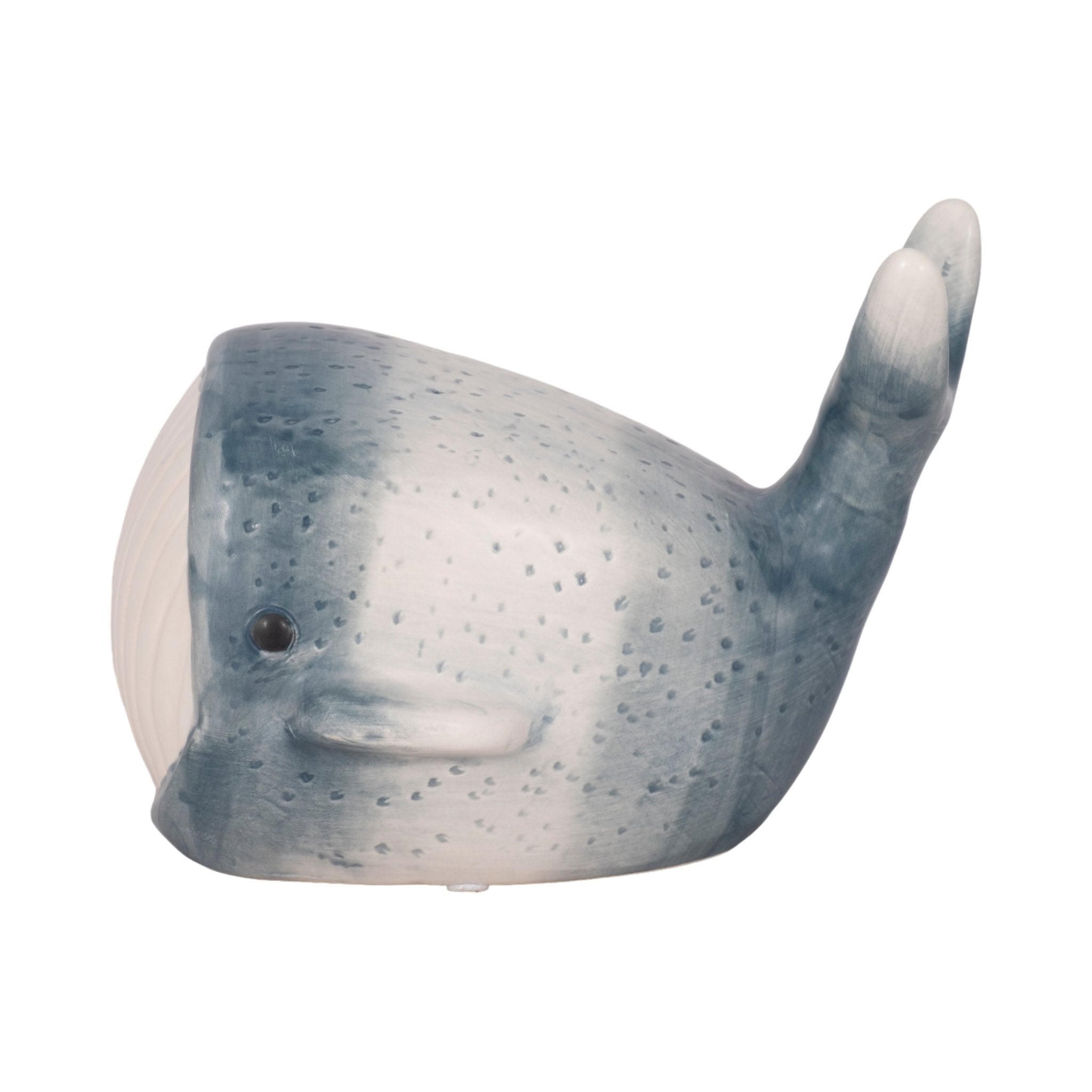 8" Blue Whale Decor, Blue/white Table Decors| Sagebrook Home