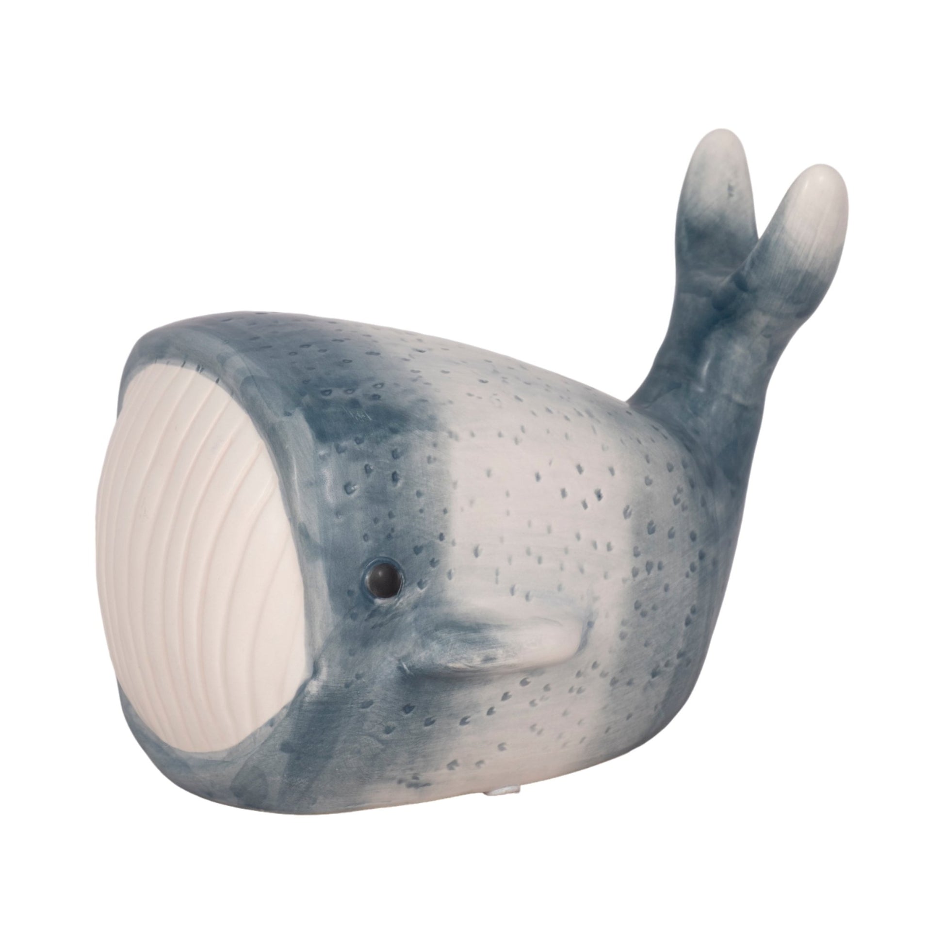 8" Blue Whale Decor, Blue/white Table Decors| Sagebrook Home