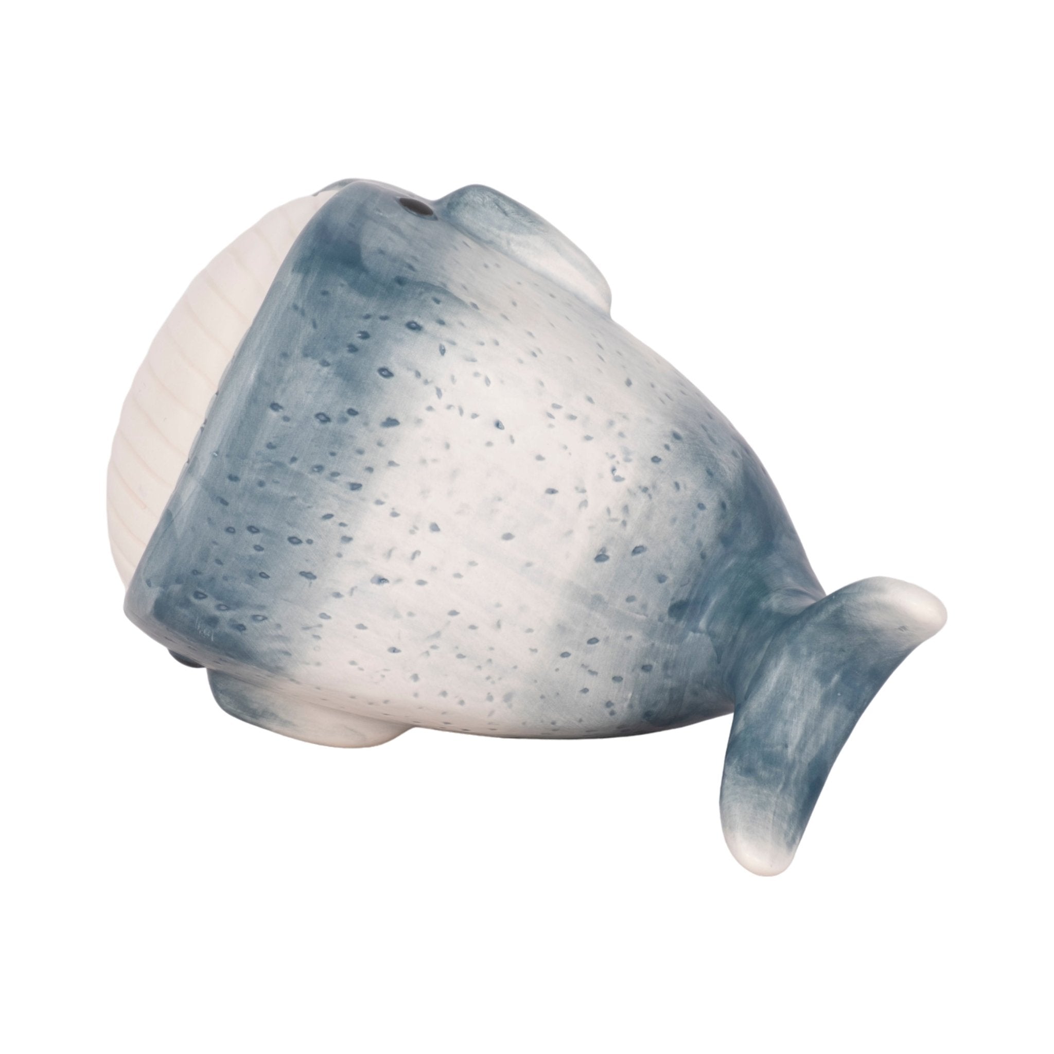 8" Blue Whale Decor, Blue/white Table Decors| Sagebrook Home