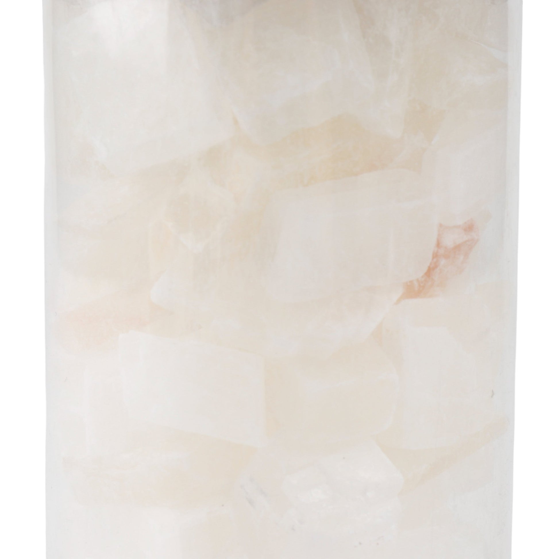 8" Calcite Raw Cube Stone Filler, Wht Table Decors| Sagebrook Home