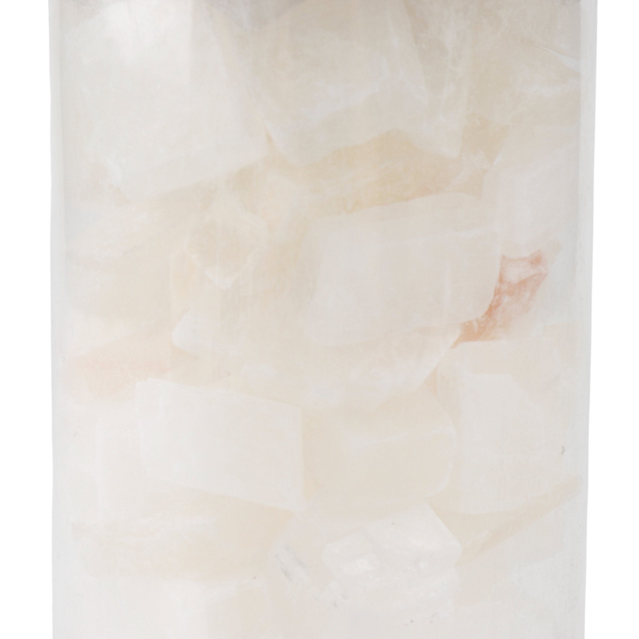 8" Calcite Raw Cube Stone Filler, Wht Table Decors| Sagebrook Home