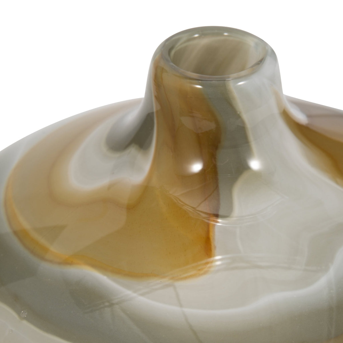 8" Charu Small Green Vase Vases and Jars| Sagebrook Home