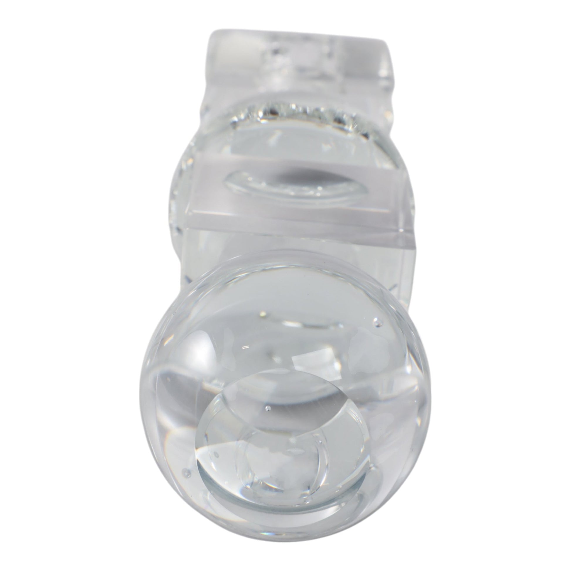 8" Crystal Orbs & Blocks Taper Candleholder, Clear Candle Holders| Sagebrook Home