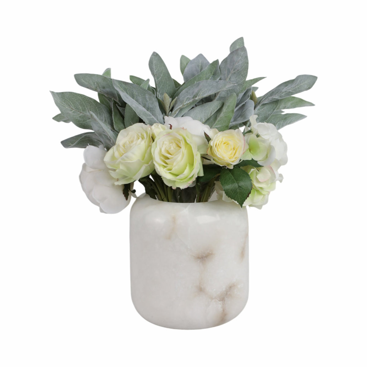 8" Dolce Alabaster Vase Vases and Jars| Sagebrook Home