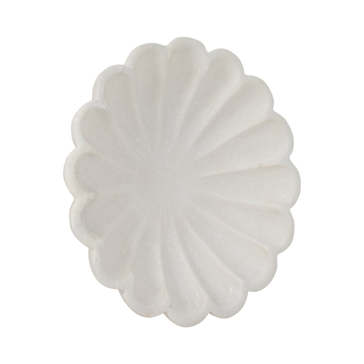 8" Hadara Marble Flower Tray, Tan Table Decors| Sagebrook Home