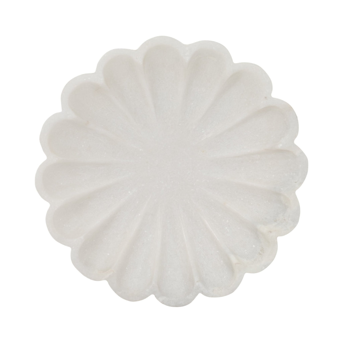 8" Hadara Marble Flower Tray, Tan Table Decors| Sagebrook Home