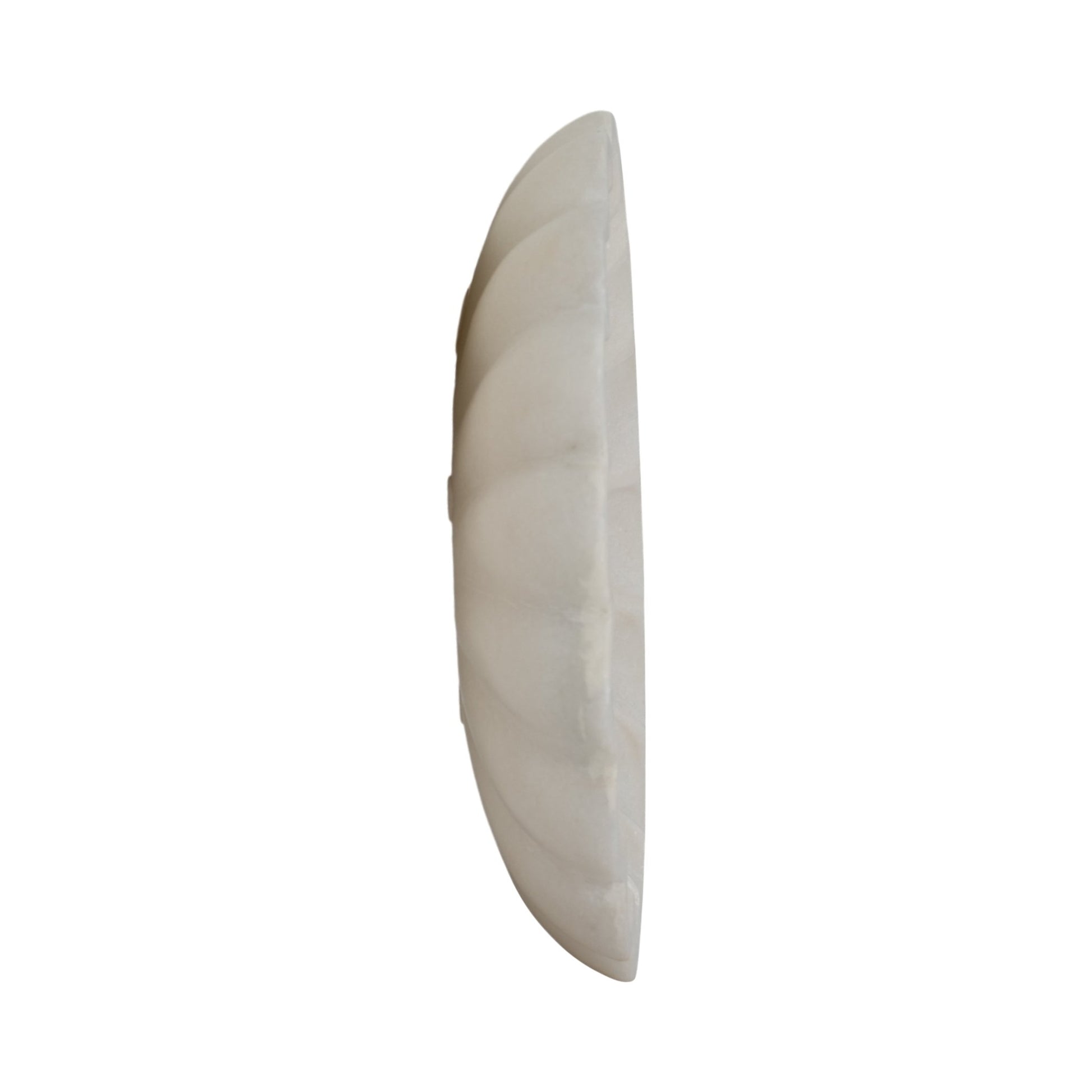 8" Hadara Marble Flower Tray, Tan Table Decors| Sagebrook Home