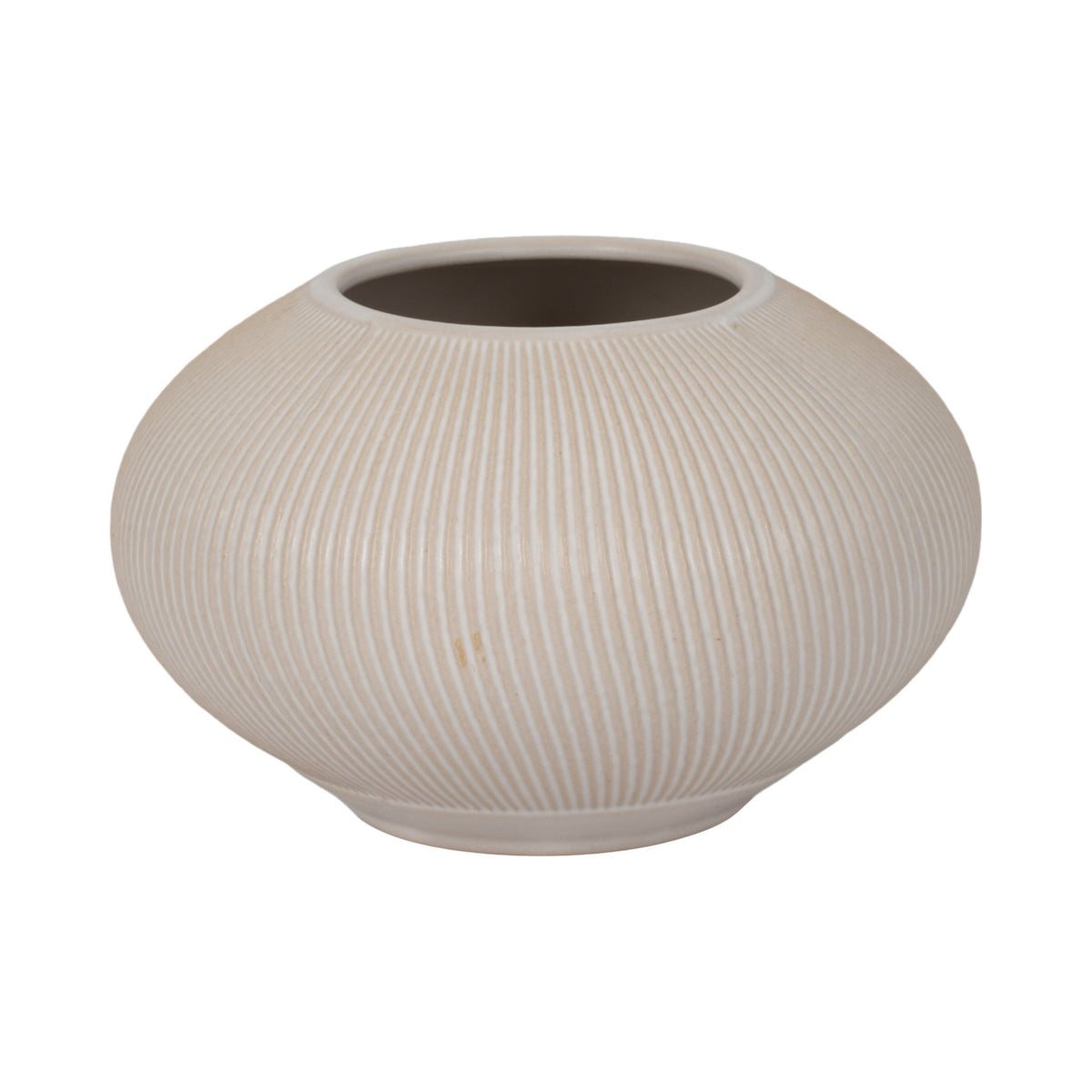 8" KITAMI MEDIUM VASE, IVORY Vases and Jars| Sagebrook Home