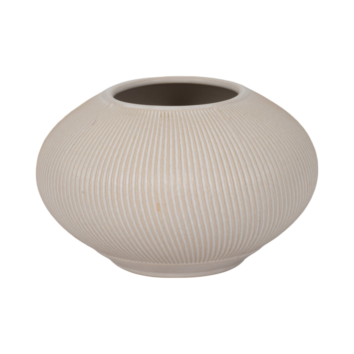 8" KITAMI MEDIUM VASE, IVORY Vases and Jars| Sagebrook Home