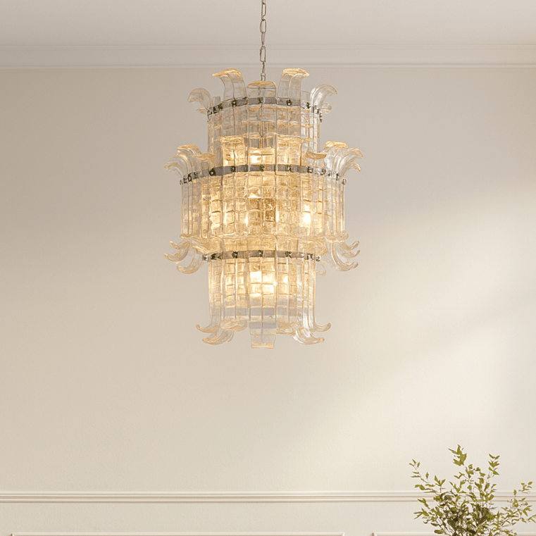 8 LIGHTS CRYSTAL CHANDELIER - Al Rugaib Furniture