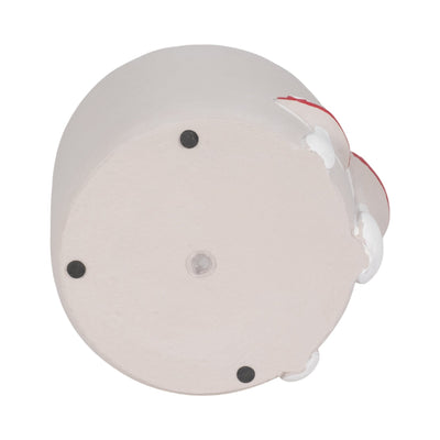 8" Magic Mushroom Applique Planter, Red/white - Al Rugaib Furniture