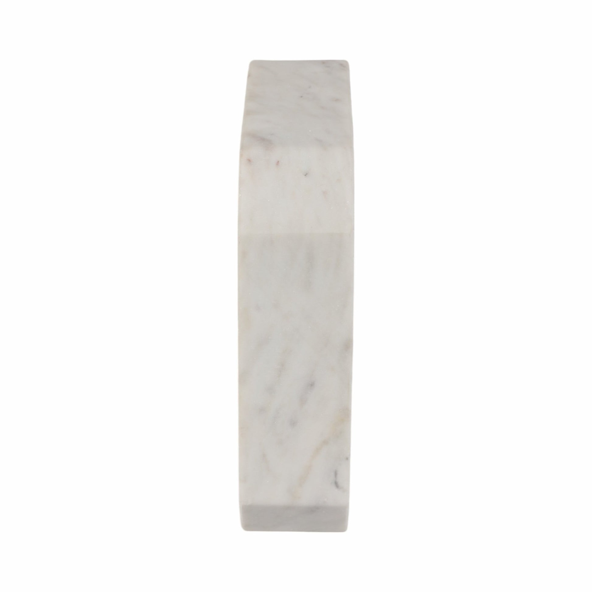 8" Marble Octagon Clock, Wht/gld Table Decors| Sagebrook Home