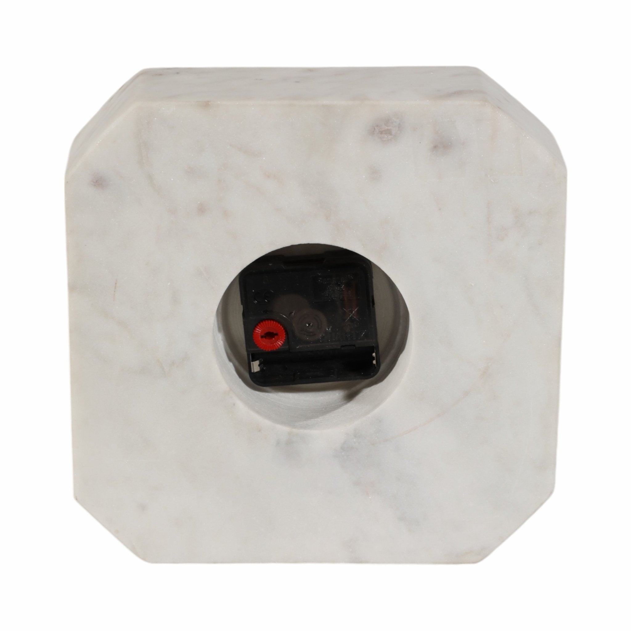 8" Marble Octagon Clock, Wht/gld Table Decors| Sagebrook Home